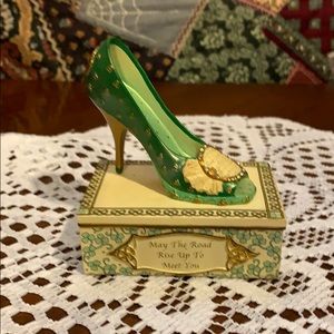 Handpainted limited edition collectible shoe